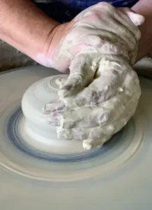 Adults pottery classes in San Diego - wheel throwing pottery
